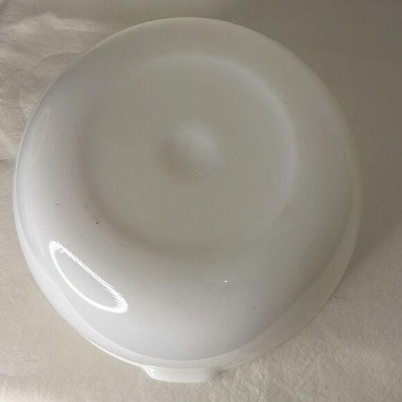 Glasbake For Sunbeam White Glass Bowl 3 1/2 Quarts - Picture 4 of 5